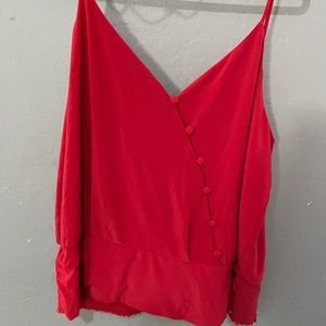 White House Black Market MJ Button Surplice Cami.